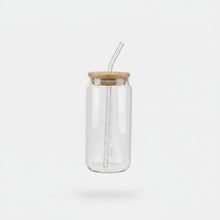 Okiyo Natsu Glass & Bamboo Tumbler & Straw - 500ml