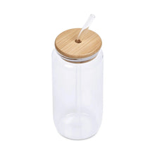 Okiyo Natsu Glass & Bamboo Tumbler & Straw - 500ml